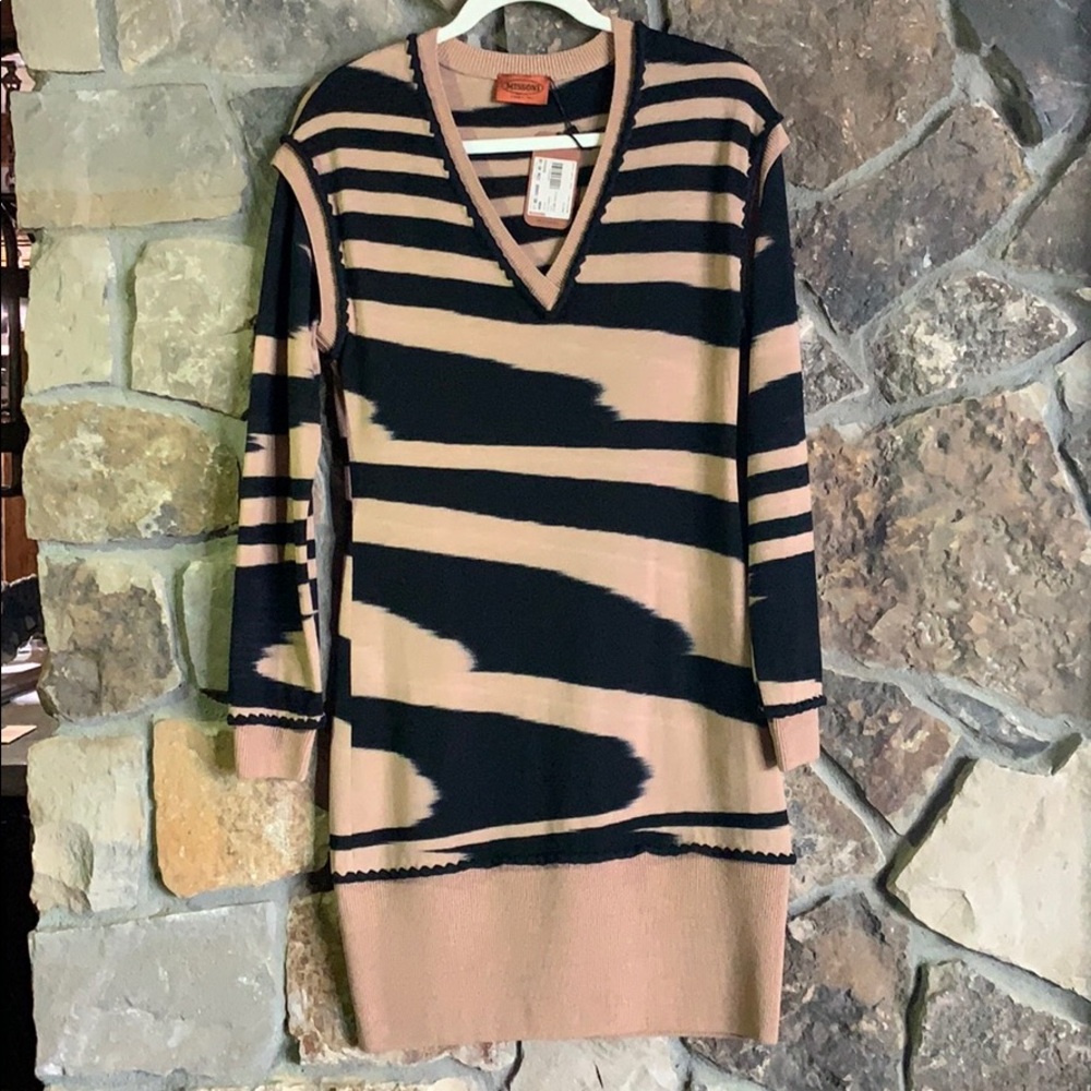 Missoni knit dress with missoni slip -noemi dress